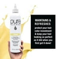 thumbnail image 3 of Pure Blends Lemon Hydrating Color Depositing Shampoo Brighten & Tone Color Faded Hair Semi Permanent Hair Dye Prevents Color Fade Extend Color Service on Color Treated Hair 8.5 Oz., 3 of 6