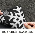 thumbnail image 6 of Black Christmas Snowflake Pattern Door Rugs,Washable Non Slip Door Mats Indoor,Decorative Door Mats,Entry Mat Indoor for Entrance,Bedroom,Kitchen,Bathroom,16"x24", 6 of 6