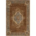 thumbnail image 3 of Safavieh Empire 5' X 8' Hand Tufted Wool Rug in Blue and Brown, 3 of 7