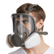 thumbnail image 2 of Máscara de gas con pintura en aerosol, pesticida químico, máscara completa, protección contra incendios 6800, máscara de gas de silicona de vista grande, 2 of 5