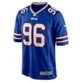 thumbnail image 2 of Men's Nike Kameron Cline  Royal Buffalo Bills Team Game Jersey, 2 of 6