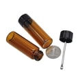 thumbnail image 3 of Botella de vidrio pequeña portátil con cuchara de rapé, caja de pastillas, estuche de almacenamiento, vial Sniffer, 3 of 3