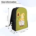 thumbnail image 4 of Balery Sunflower Gnomes5 Mochila - Mochila Estilosa y Duradera para Laptop de 15 Pulgadas con Tela Oxford Impermeable, 4 of 8
