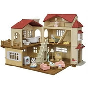 Sylvanian Families House Red Roof Big House Deluxe Set - Secret Room in the Attic - 22-RZ