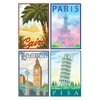 International Travel Cutouts - 16" (4 Ct)- Pack of 12