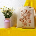 thumbnail image 2 of 1pc Bird and Flower Painting Stencil 11.69x8.27 Inch Reusable Art and Craft Stencils Hollow Out Drawing Painting Template for Painting on Wood Fabric Paper Walls Canvas Furniture, 2 of 7