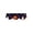 A001- Black A, variant on Halloween Mantel Decor 79 Inch Spooky Halloween Decorations Indoor Halloween Party Decor Halloween Home Decor for Living Room Window Fireplace Mantel Decor, 1 Pack