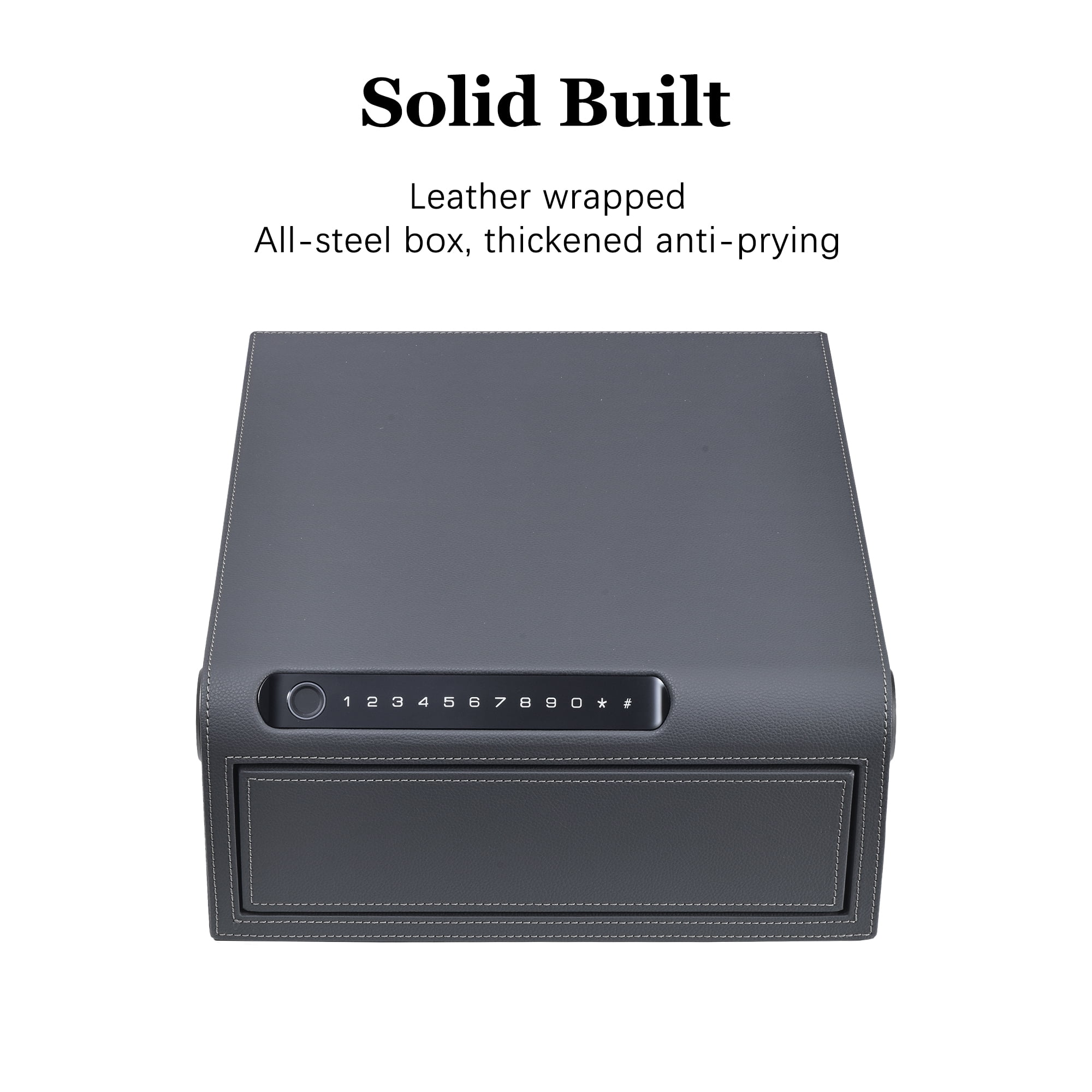 Biometric Drawer Safe: Quick-Access Pistol & Jewelry Safe for Home