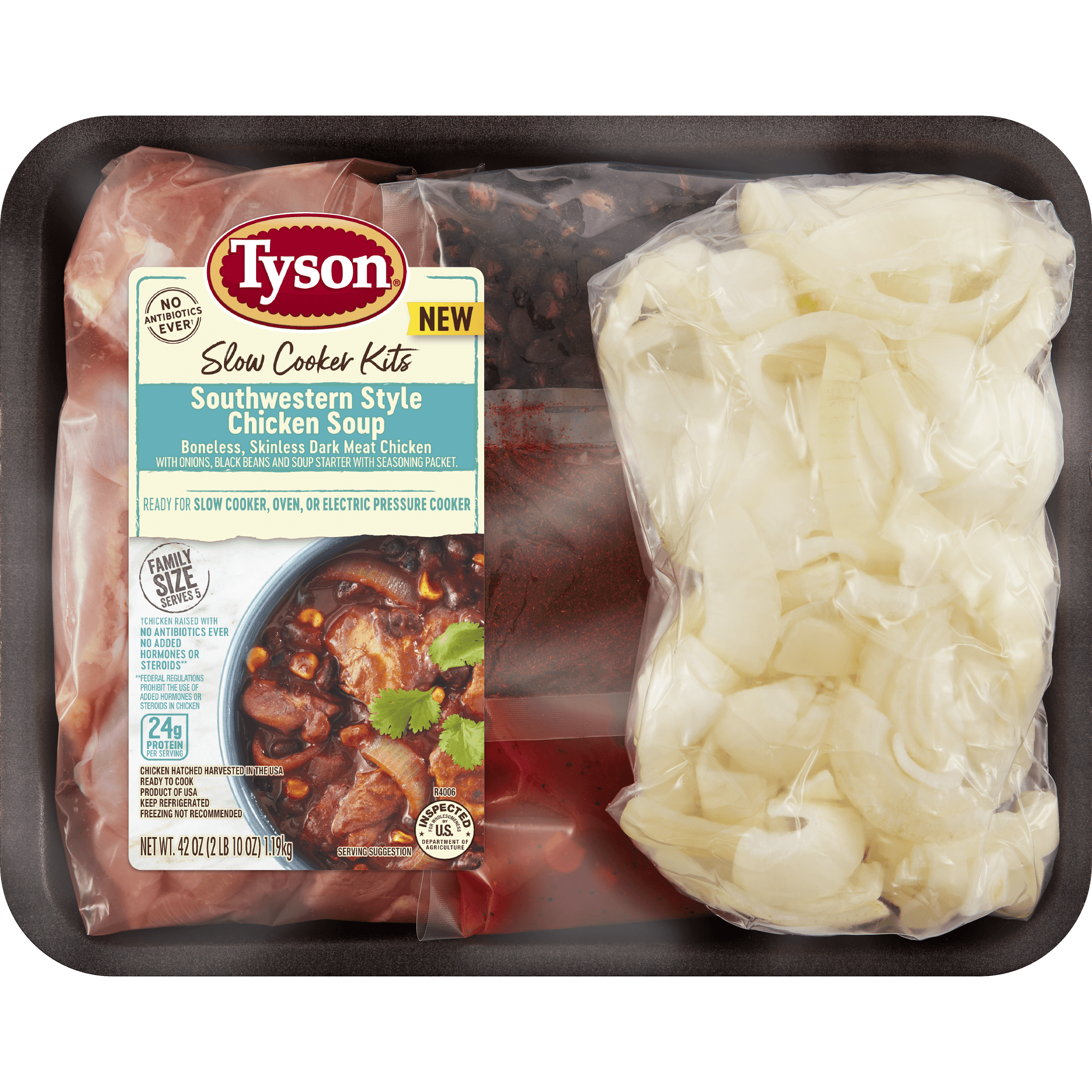 Tyson® Slow Cooker Kits Southwestern Style Chicken Soup, Boneless