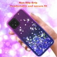 thumbnail image 2 of Google Pixel 4 XL Case, Kaesar Rhinestone Quicksand Flowing Liquid Floating Ultra Thin Shock Absorption Clear TPU Case for Google Pixel 4 XL (Blue/Purple), 2 of 5