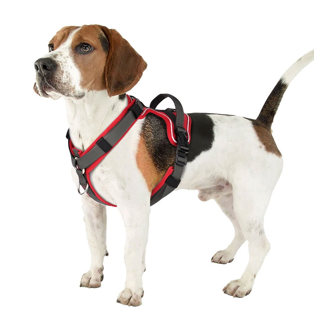 Didog No Pull Dog Harness Reflective Nylon Adjustable Pet Vest for Medium Large Dogs with Handle