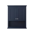 thumbnail image 3 of Avery Over-the-Toilet Bathroom Wall-Mounted Storage Cabinet in Dark Blue with Matte Black Trim, 3 of 7