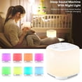 thumbnail image 3 of White Noise Sound Machine with Night Light, 34 Non-Looping Sleep Sounds, 3 Brightness Levels for Nursery, Travel & Bedroom, 3 of 6