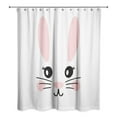 thumbnail image 2 of Creative Products Cute Bunny Face 71x74 Shower Curtain, 2 of 2