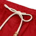 thumbnail image 4 of Ginsiom Mens Linen Shorts Casual Fit Summer Beach Shorts with Drawstring, 4 of 5