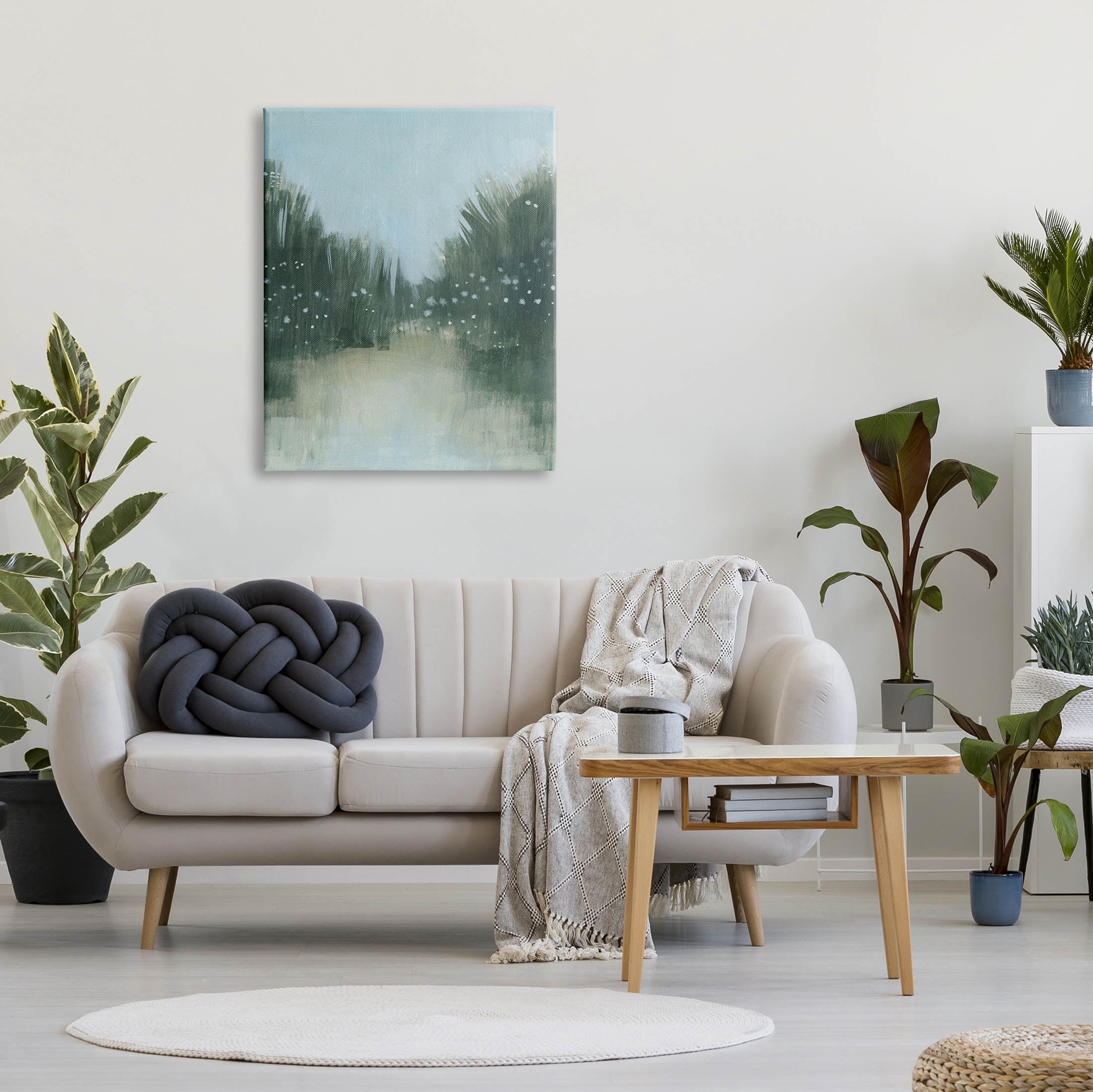 Stupell Industries Brushed Nature Grasses Scene Painting Gallery Wrapped Canvas Print Wall Art, Design by Grace Popp