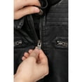 thumbnail image 5 of X RAY JEANS  Boy's Lined PU Jacket With Knit Hood, Black, M, 5 of 11