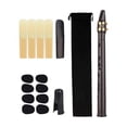 thumbnail image 1 of BELOVING Mini Saxophone de Poche Saxophone Portable pour Joueurs d'Instruments Professionnels Café, 1 of 10