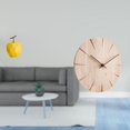 thumbnail image 2 of Escultura de reloj de fruta de madera de , adorno geométrico creativo, decoración de mesa coleccionable, silencioso, sin , regalo decor, 2 of 8
