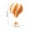 Orange, variant on Hot Air Balloon Decor 18 Inch, Hanging Paper Lantern for Party Decorations, Pre-Assembled with Metal Hook for Ceiling, Multicolor Decor for Birthday Wedding Christmas Classroom Mall Decor
