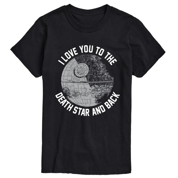 Star Wars - Love You to Death Star and Back Short Sleeve Graphic T-Shirt