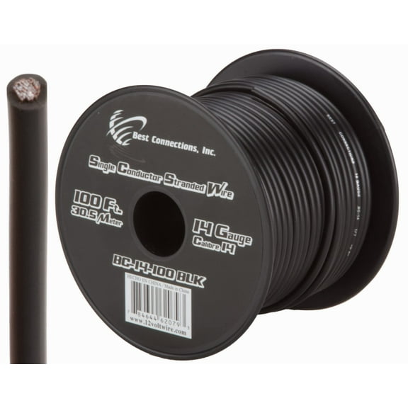 Audiopipe 14 Gauge 100ft Primary Wire Black