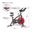 thumbnail image 6 of Sunny Health & Fitness SF-B1423C Chain Drive Indoor Cycling Bike, 6 of 9