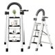 thumbnail image 1 of Escalera plegable 4 peldaños con empuñadura práctica escalera doméstica taburete portátil pedal ancho antideslizante escalera de tijera para hogar ofi, 1 of 8