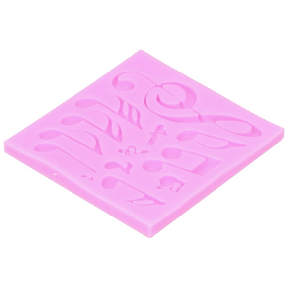 Domqga DIY Accessories,DIY Mold Tools,DIY Silicone Mold 13‑Cavity Musical Note Cake Chocolate Soap Aromatherapy for Ultralight Clay