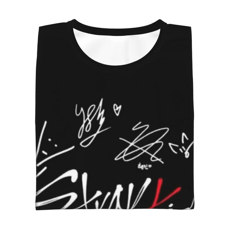 Kpop Stray Kids Kids T-Shirt 3D Printed Graphic T-Shirts Boys and