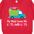 thumbnail image 3 of Inktastic Mimi Loves Me Grandson Truck Toddler Sweatshirt, 3 of 4