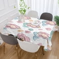 thumbnail image 5 of 60x108 Inch Tablecloth Polyester Square Tablecloth for Home Kitchen Dinner Decor Pastel Colors Mermaid, 5 of 9