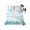 Ice blue, variant on Twin Flat Sheet Only Summer Beach Coconut Tree Silhouette Soft Microfiber Cooling Bedding Sheets Beige Flat Bed Sheet for Hotel,Home Decor