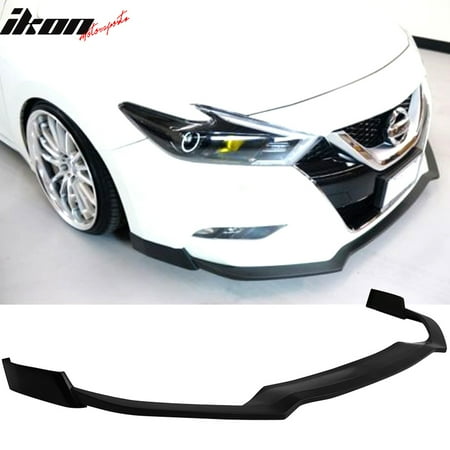 - Fits 16-17 Nissan Maxima 4Dr Sedan Front Bumper Lip - Urethane PU