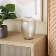 thumbnail image 2 of DecMode 9" Ribbed Fluted Glass Vase, 2 of 9