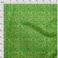 thumbnail image 3 of oneOone Georgette Viscose Green Fabric Batik Sewing Craft Projects Fabric Prints By Yard 42 Inch Wide - Y4, 3 of 4