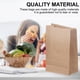 thumbnail image 4 of Bolsa para comestibles o almuerzo, papel Kraft multiusos, bolsas de papel marrón para compras, almacenamiento, botes de basura pequeños y más, 50 unidades, 4 of 6