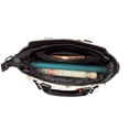 thumbnail image 5 of Lsque Funny Corgi Pattern Leather Rivet Shoulder Bag – Elegant Genuine Leather & Microfiber PU Crossbody with Detachable Adjustable Strap, 5 of 5