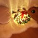 thumbnail image 3 of Guirnalda de Navidad con 40 luces LED con batería, decoraciones para fiestas de Navidad de 16 pulgadas Feliz Sencillez, 3 of 5
