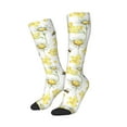 thumbnail image 2 of Easygdp Sweet Honey Soccer Socks Sport Knee High Socks Calf Compression Athletic Socks for Men and Women, 2 of 9