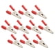 thumbnail image 1 of Pinza de cocodrilo eléctrica, 10 Uds., pinza de cocodrilo J.60047, abrazadera de prueba de batería de latón con apertura de 20mm para pruebas eléctricas(rojo), 1 of 8