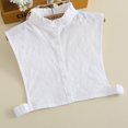 thumbnail image 2 of Camicover Detachable Dickey Collar Half Shrt Blouse Collar for Women and Girls Pack of 3, 2 of 8