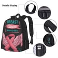 thumbnail image 3 of Easygdp Ribbon With Angel Wings Mochila para Niños y Niñas con Set de Caja de Almuerzo y Estuche para Lápices 3 en 1, Mochila Escolar Estampada para Adolescentes, 3 of 7
