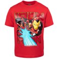 thumbnail image 2 of Marvel Avengers Iron Man Little Boys T-Shirt and French Terry Shorts Outfit Set Little Kid, 2 of 5