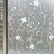 thumbnail image 4 of Película decorativa autoadhesiva para ventana de privacidad, flor de hierro, vidrio esmerilado, adhesivo para ventana, para baño, dormitorio, oficina, cocina, 45x100 cm (blanco), 4 of 7