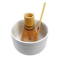 thumbnail image 2 of Ebros Japanese Traditional Tea Ceremony Matcha White Bowl Set With Whisk & Scoop, 2 of 2