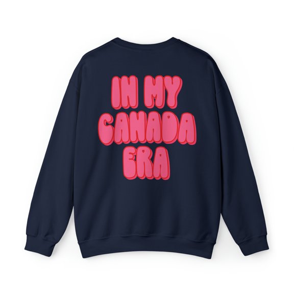 Canada Moving Away, Printed on BACK of Sweatshirt, Gifts, Crewneck