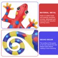 thumbnail image 3 of Shisuyan Gecko Hanging Pendant Metal Iron 2Pcs 8.7X5.1X0.2In, 3 of 8