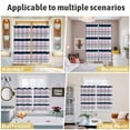 thumbnail image 5 of Pink Grey Striped Kitchen Curtains Window Panels, Farmhouse Stripes Modern Abstract Art Insulated Window Treatment Curtain, Grommet Curtains for Bedroom/Living Room/Bathroom, 2 Piece 42"Wx84"L, 5 of 8