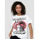 thumbnail image 1 of Camiseta de algodón para San Valentín con estampado de gato "Pasaría nueve vidas contigo", estampado geométrico, tejido de punto, sin bolsillo, 100 % algodón, ideal para el tiempo libre., 1 of 7